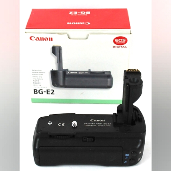 🦩Canon BG-E2 Battery Grip for EOS 20D 30D Cameras NEW IN BOX - Picture 1 of 6